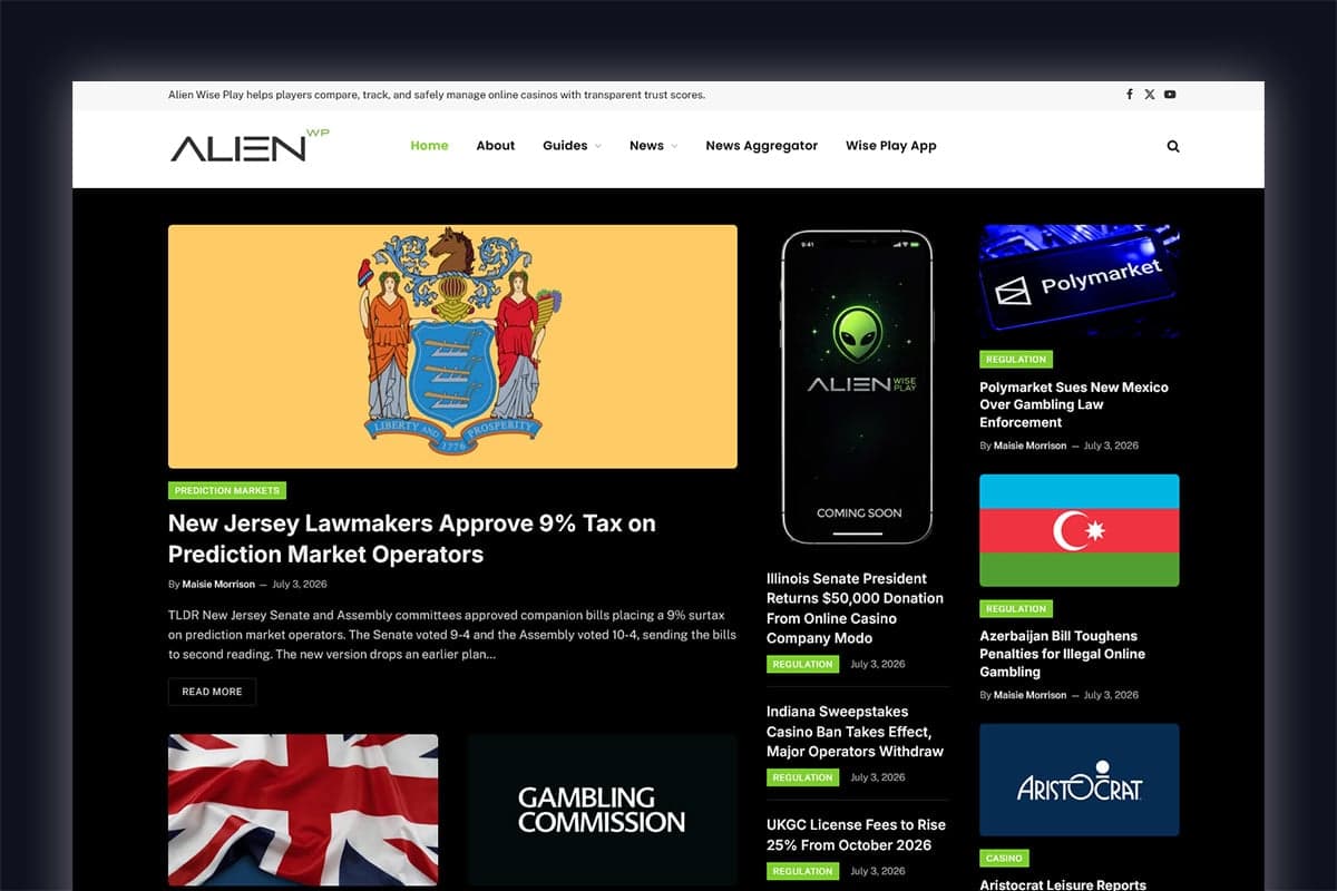 AlienWP Unveils New iGaming News Platform Ahead of Alien Wise Play Launch
