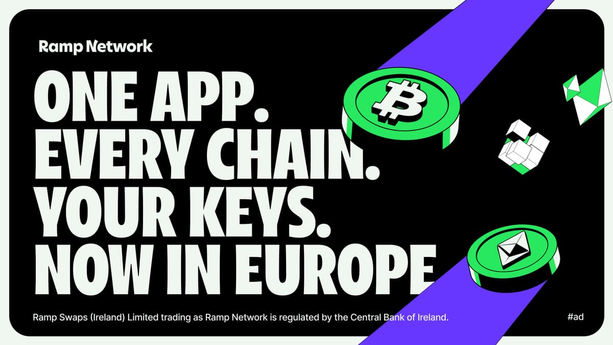 Ramp Network Brings Multichain Wallet and Rewards to EU – Store Any Major Crypto and Earn Real USDC, Now in Europe