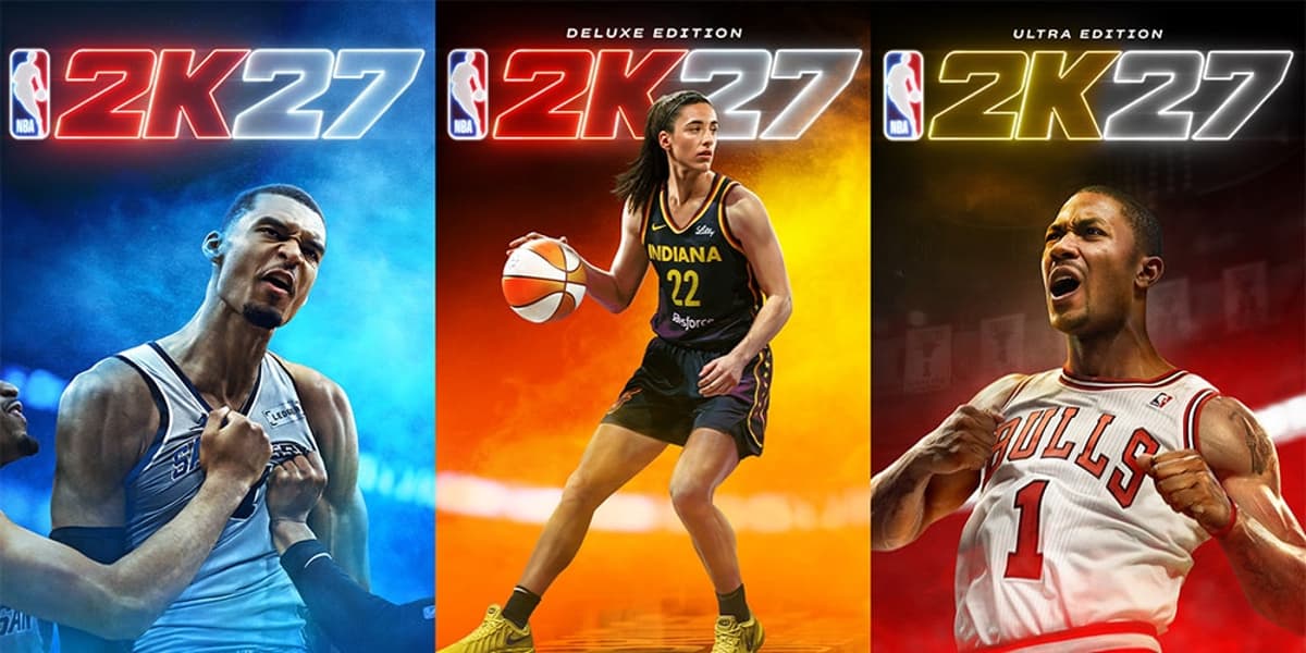 ‘NBA 2K27’ Hands Its Covers to Victor Wembanyama, Caitlin Clark, and Derrick Rose Across Three Editions