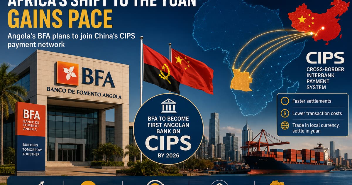Africa’s shift toward China’s yuan gathers pace as Angola’s banking sector embraces Beijing’s payment network