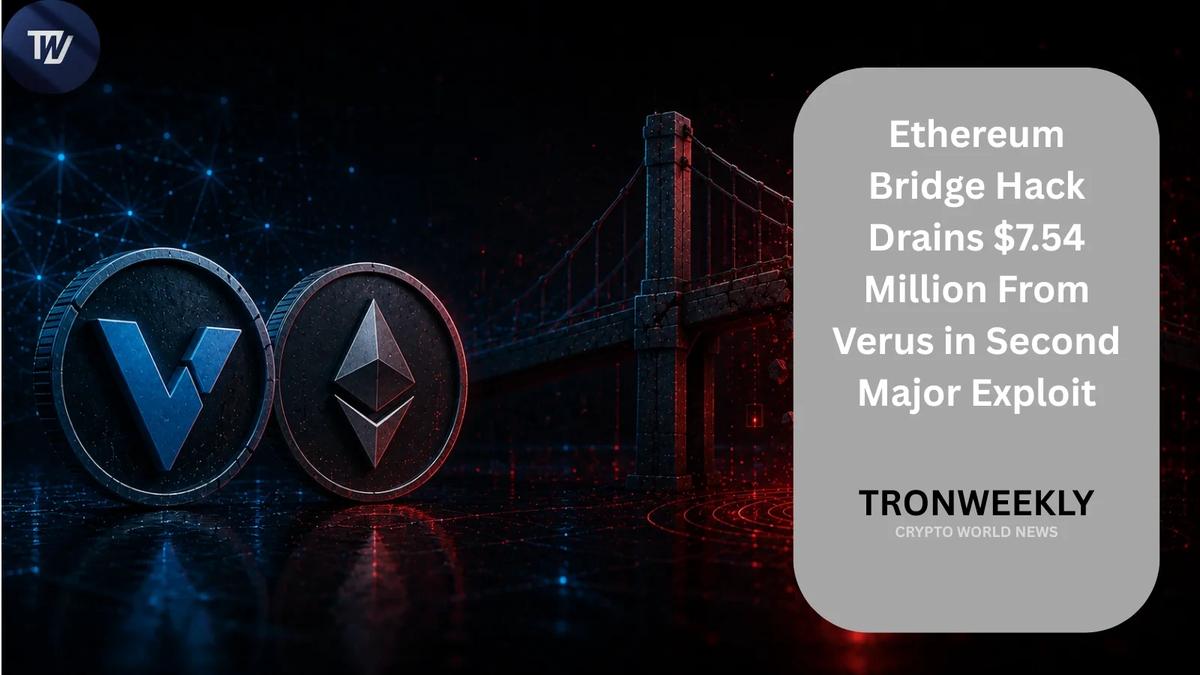 Ethereum Bridge Hack Drains $7.54 Million From Verus in Second Major Exploit